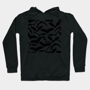 Halloween Bats - Black Hoodie